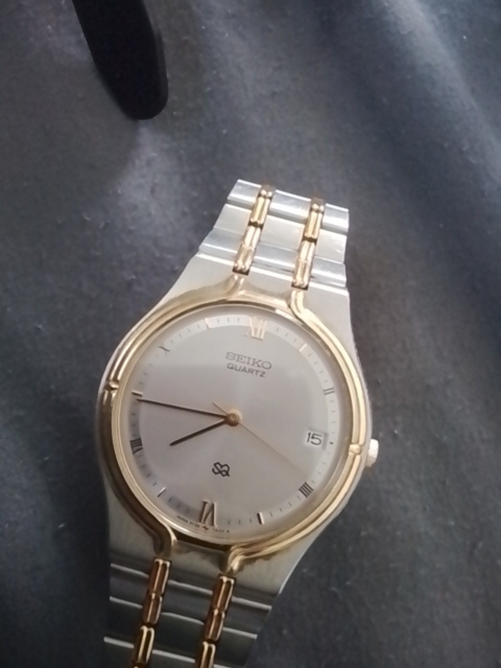 Seiko Two-Tone Gold and Silver Men’s Quartz Dress Watch